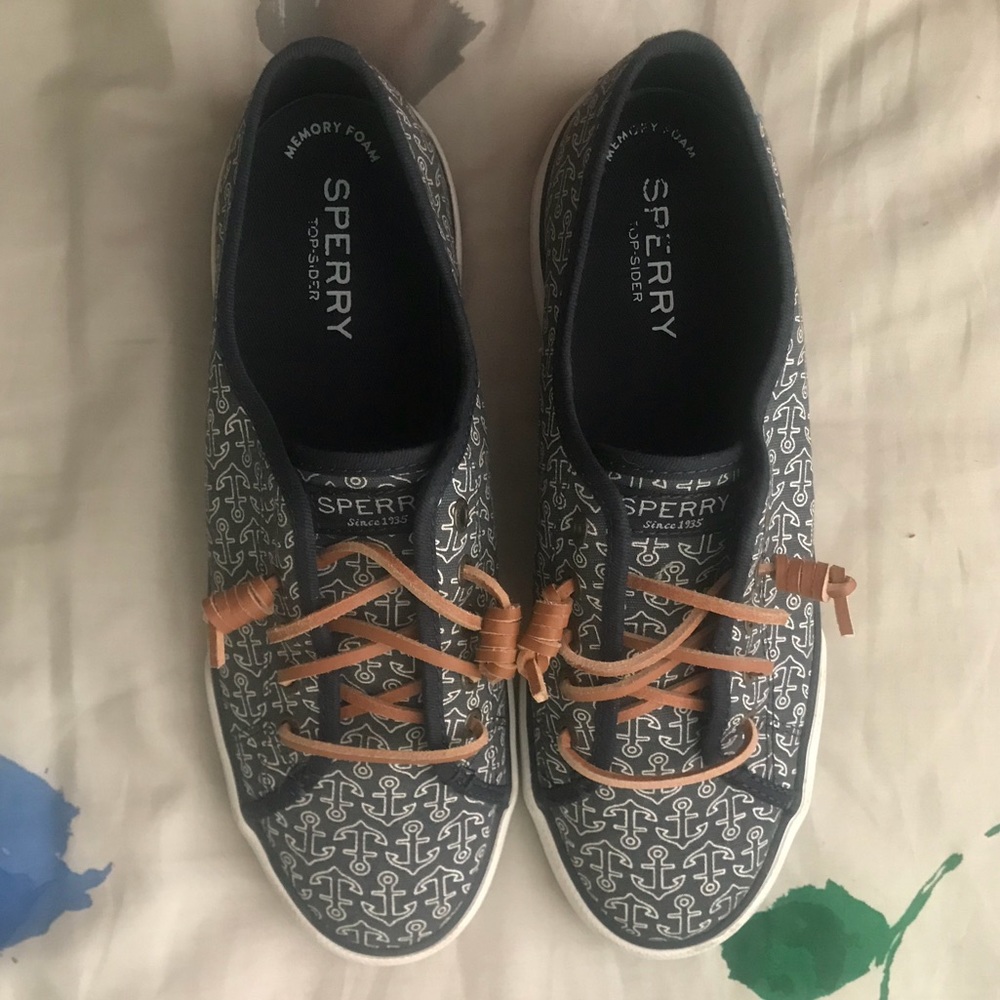 Sperry memory foam anchor print